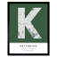 Kettering City Map Kettering England United Kingdom City Map Green - Single Picture Frame Typography