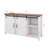 55.1-Inch Sideboard With Sliding Barn Doors And 4 Drawers, Cabinet Buffet Table With Built-In Power Outlet, Scratch-Resistant-1761551424