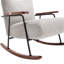 Chaise d'appoint moderne confortable et élégante avec fonction berçante et structure en métal robuste-774423904