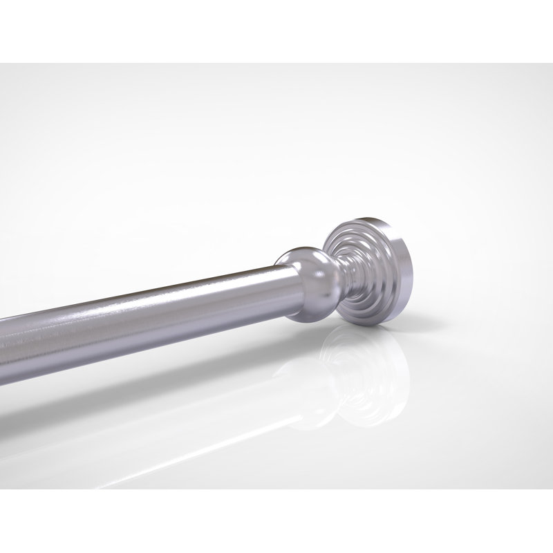 Écusson de rideau de douche Beresford, Chrome satiné