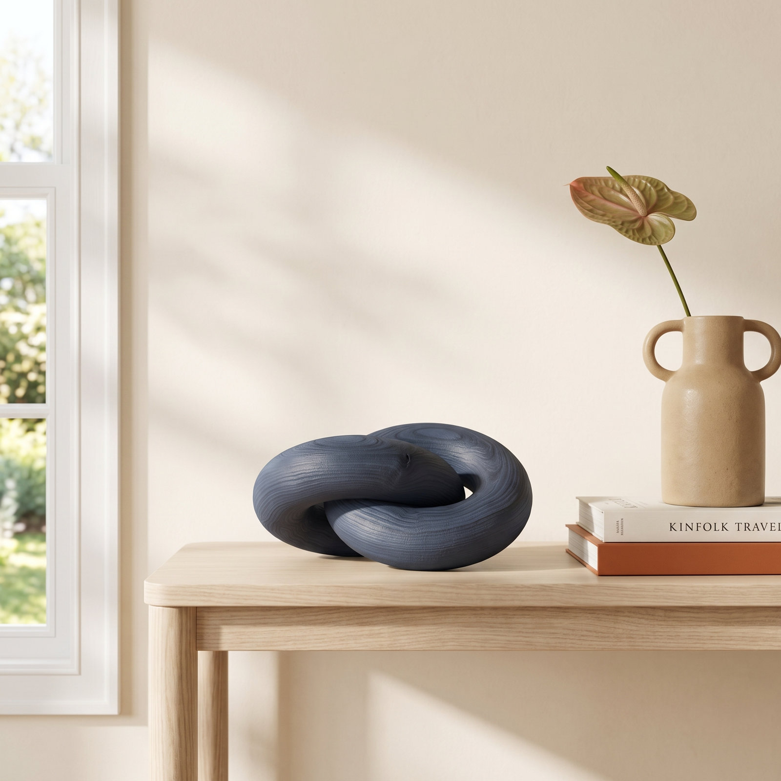 Dinara Sculpture, Blue