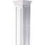 Ensemble de colonnes à double panneau surélevé Craftsman Classic Square-36091366