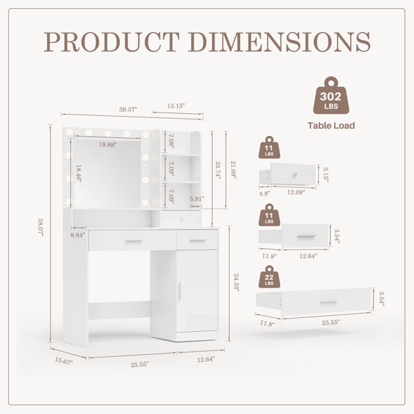 Dimensions du produit
