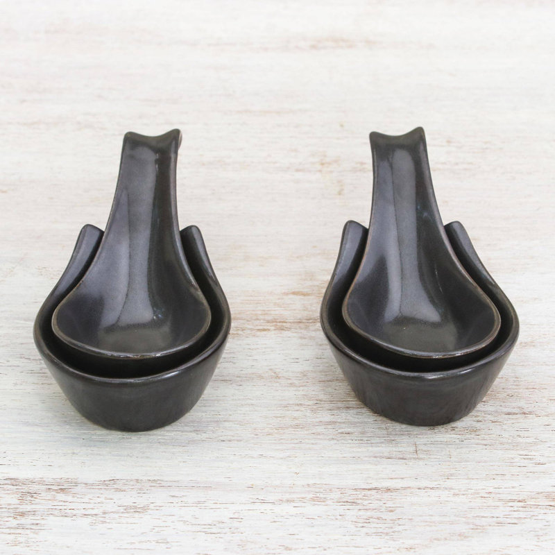 Ceramic / Porcelain Oval Spoon Rest