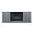 Franklin 60" Fireplace With 2 Doors In Grey