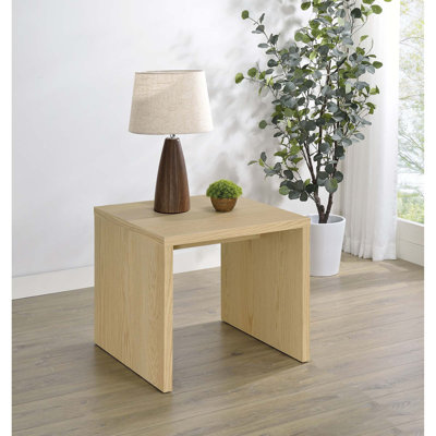 Table de bout moderne en U avec design ouvert
