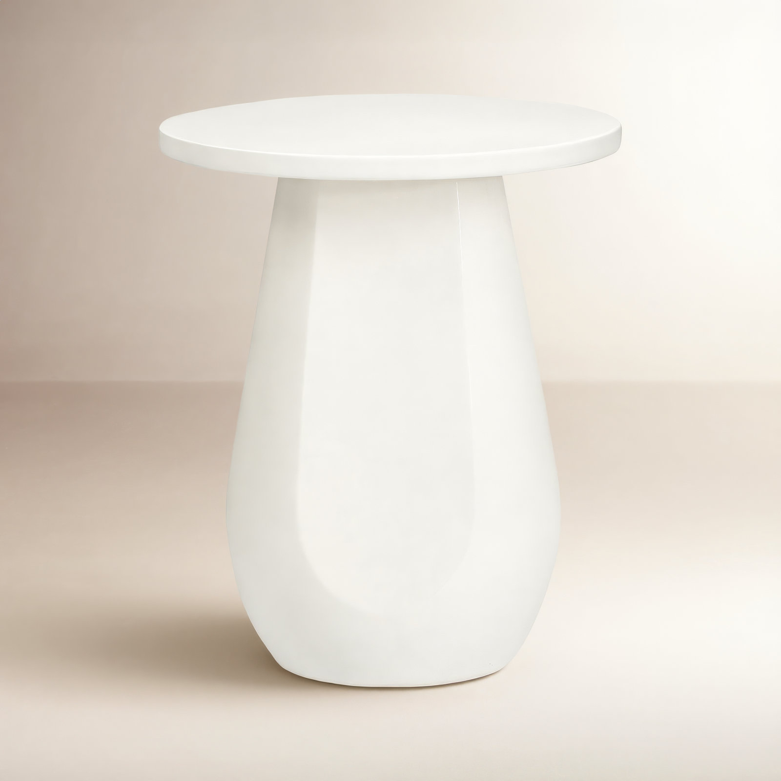 Kaz End Table, White