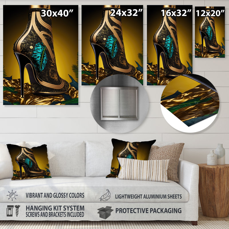 - Décoration murale en métal tendance, H 32 po x l 24 po x P 1 po