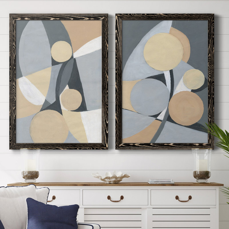 Millenium I - ensemble de 2 reproductions d'art, Pas de tapis, H 31,5 po x l 47 po x P 1,5 po, H 37,5 po x l 55 po x P 1,5 po