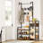 Tredan Freestanding 8 - Hook Coat Rack with Storage