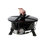 Flame King Smokeless Propane Fire Pit, 24-inch Portable Fire Bowl, 58K BTU with Self Igniter & Cover