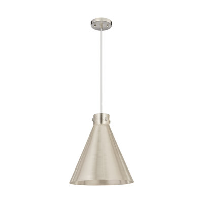 Coterie Single Light Metal Dimmable Pendant