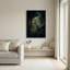 Art sur toile orange et bleu sarcelle-132747926