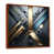 Brown Floater Framed Canvas