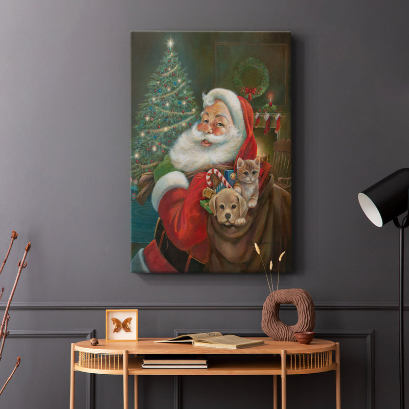 Père Noël - Cavas enveloppés de galerie