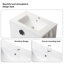 Ensemble de meuble-lavabo mural simple 29,9 po avec plateau en céramique Arven