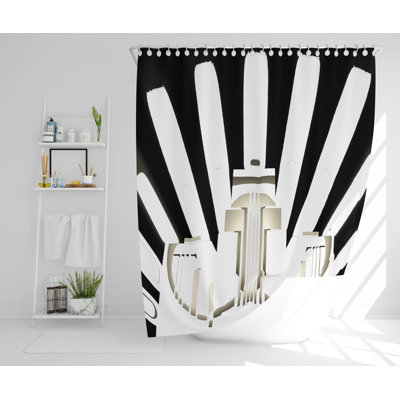Wildomar Polyester Shower Curtain