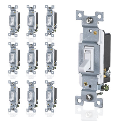 15 Tamper Resistant 3-Way Toggle Light Switch