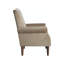 Fauteuil d'appoint en velours brun Chad-1993068184