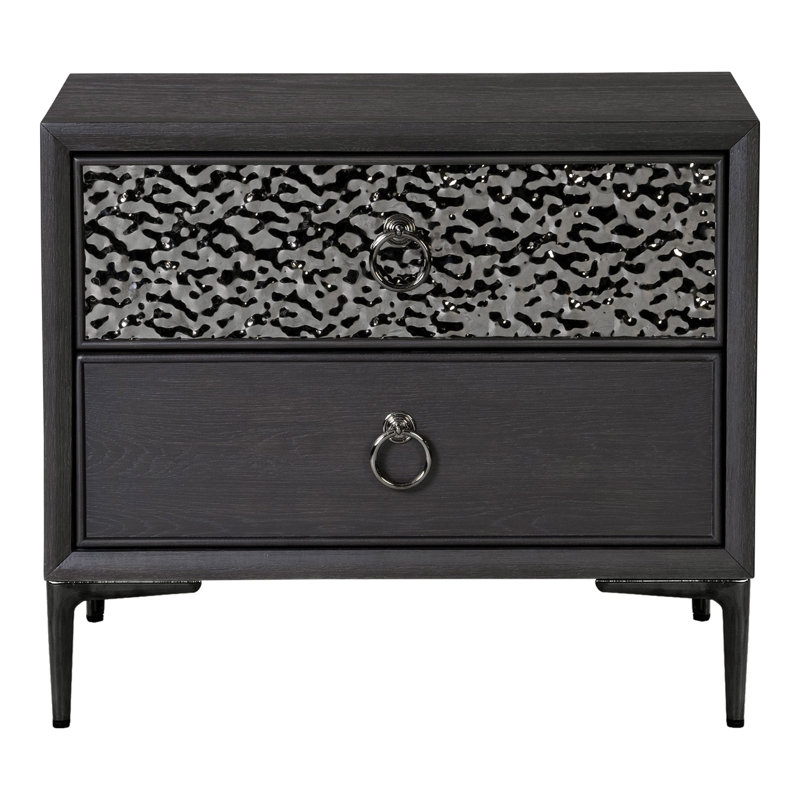Preste 2-Drawer Nightstand, Brown