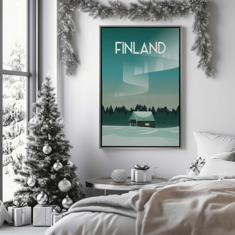 Reproduction d'affiche sur toile dans un cadre poli, Cadre noir, H 12,75 po x l 8,75 po x P 1,75 po