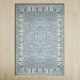 Addie Geometric Hand Knotted Wool Denim/Cream Area Rug
