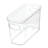iDesign Crisp Fridge and Pantry Storage Organizer Bin with Handles, 10" x 4" x 6" - Clear