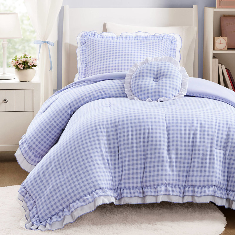 Literie 3 pièces pour lit simple / simple TG avec Sweet Vibe, coussin assorti et tissu en microfibre lavable