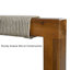 Ensemble de canapé d'extérieur 3 pièces en bois d'acacia-564380759