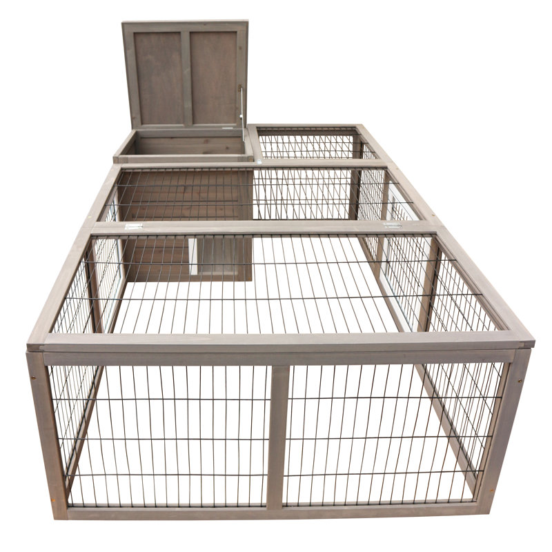 Calirae Weather Resistant Small Animal Hutch