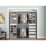 Modular Storage 36.02" W Shelf & Closet Rod