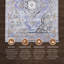 Tapis lavande et ivoire tissé à plat à la machine Emanuel -449528120