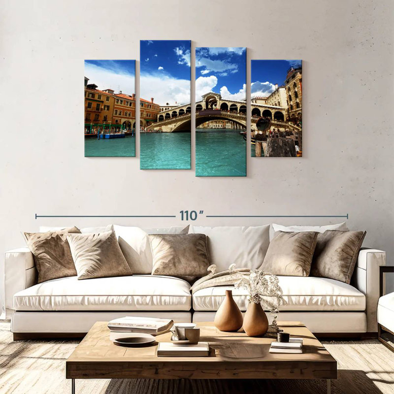 Vanna Morning In Rialto Bridge, H 48 po x l 75 po