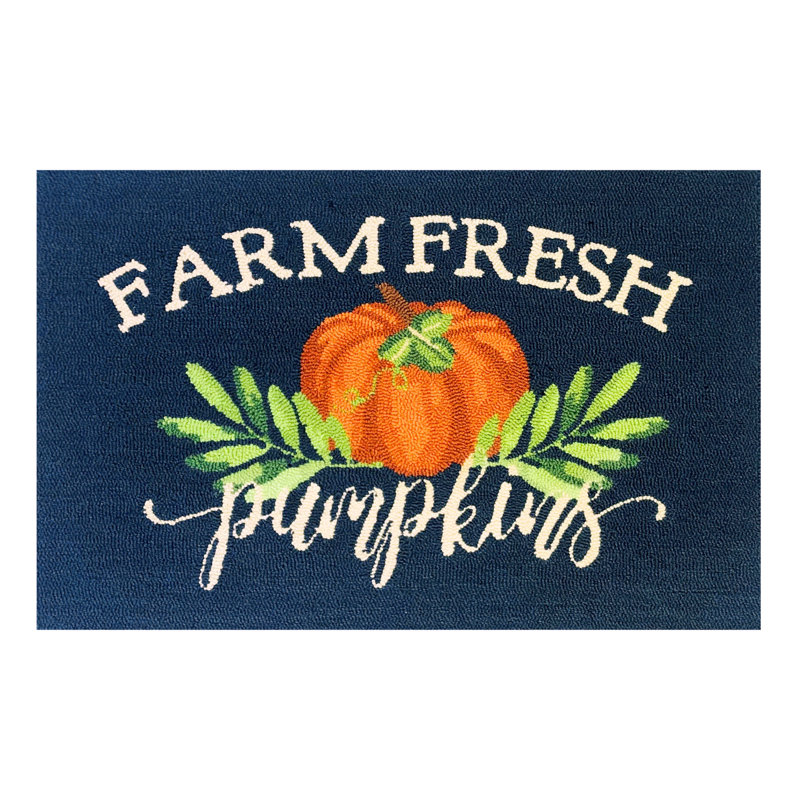 Farm Fresh Pumpkins Indigo taille 24 x 36
