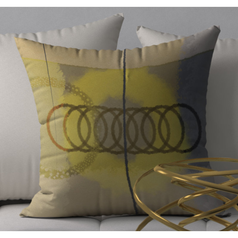  Housse et insert de coussin décoratif carré inégalé, 20 po x 20 po
