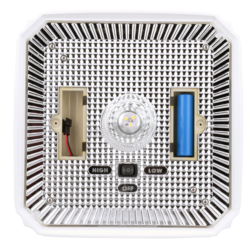 Baytown II White Outdoor Solar LED Lamp Post Light