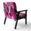 Chaise avec accoudoirs en velours Magiera-862026342-848677018