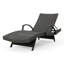 Fauteuil en osier avec accoudoirs Salem