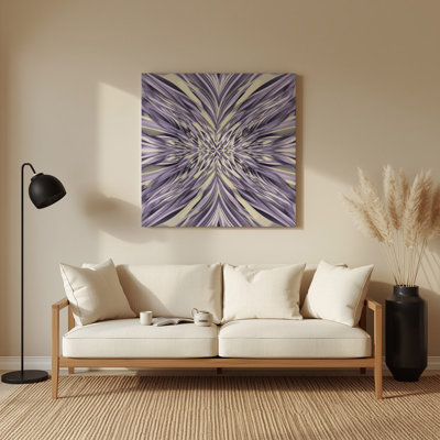 Art mural op mauve 73