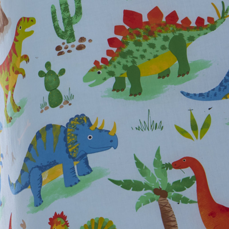 Heilgard Dinosaur Duvet Cover Set, Single - 1 Standard Pillowcase