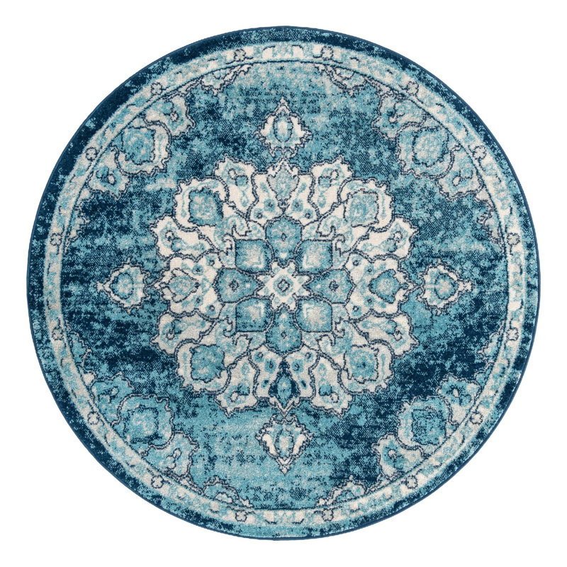 Beecham Oriental Indoor Rug, Round 5'