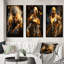 «Fierce Superhero», 3 pièces sur toile-939099747-939099746