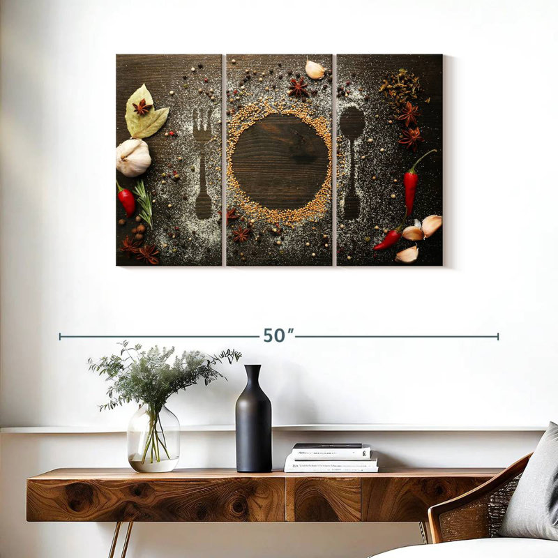 Yarlin Dinnerware Outlines, 24" H x 38" W