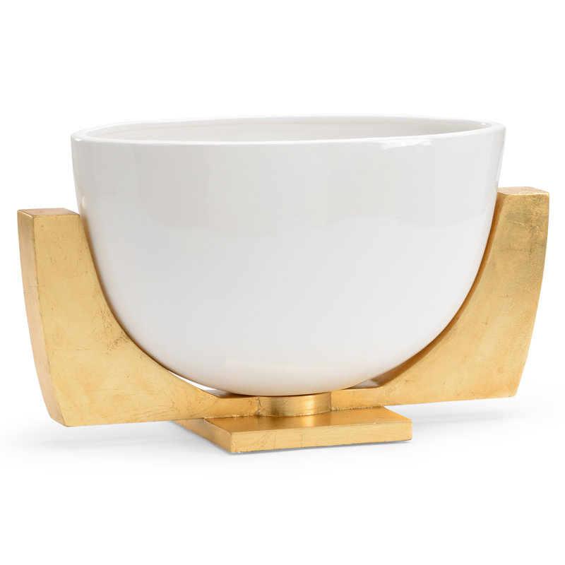 Ceramic Serving Bowl, Gloss White