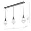Chanto 3 - Light Matt Black Pendant