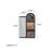 Mid-Century Style Sliding Pegboard Dressing Mirror-111019834