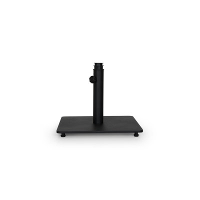  25 lb Steel Patio Umbrella Base Stand, Black