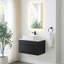 Meuble-lavabo flottant moderne 31,5 po avec comptoir en faux marbre et vasque en céramique-1322081820