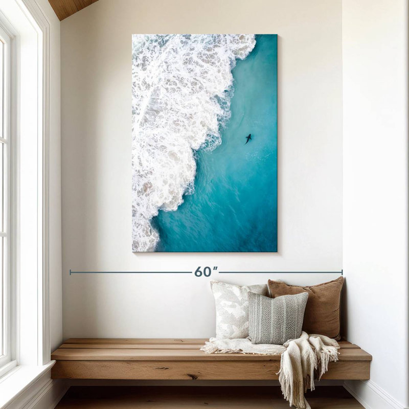 Brampt Shark In The Shallows, 48" H x 32" W