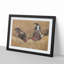 Gamecocks by Katsushika Hokusai - Framed Print-55578727-55578733